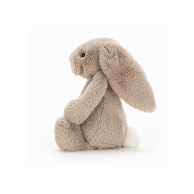 Jellycat Bashful Beige Bunnies USA | 68532JRIF